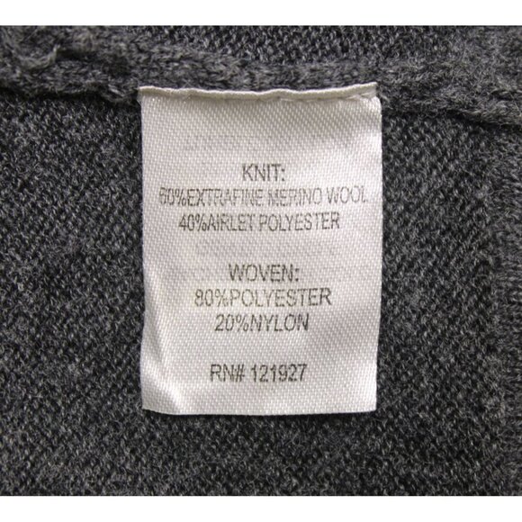 Johnnie-O Men's Hooded Flex Quarter Zip Pullover Hoodie Wool Blend Grey Sz L - Picture 10 of 13